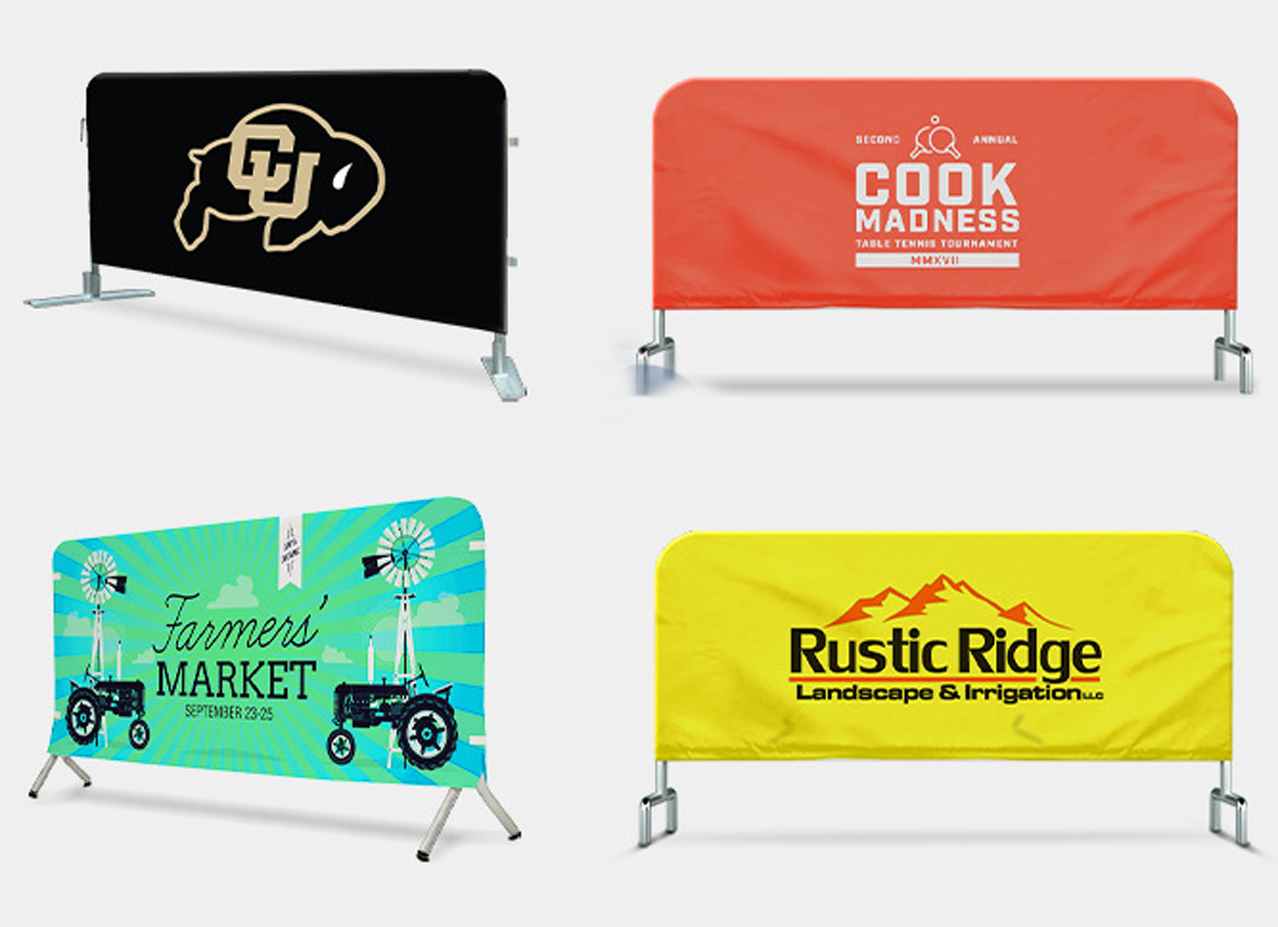 Custom High-Definition Crowd Barrier Covers Custom High-Definition Crowd Barrier Covers