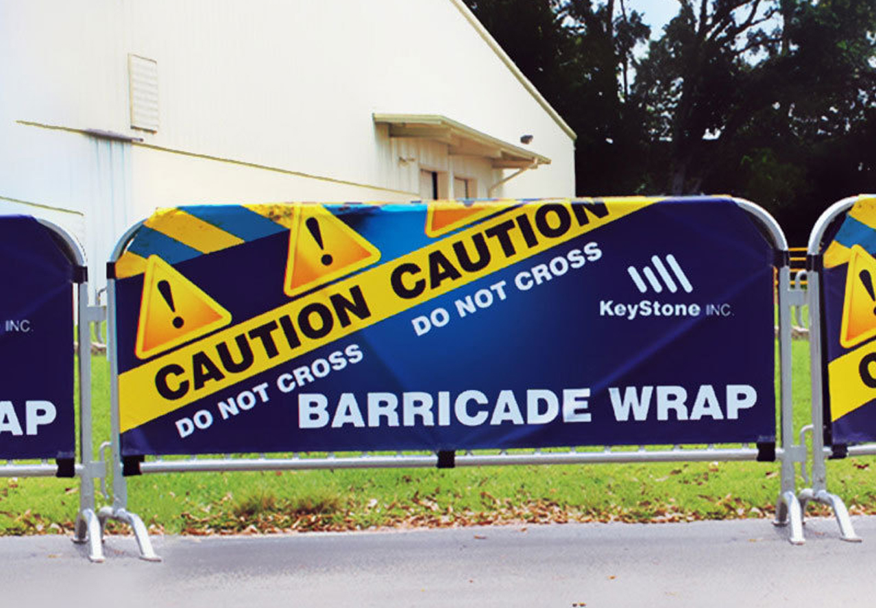 Custom High-Definition Crowd Barrier Covers Custom High-Definition Crowd Barrier Covers