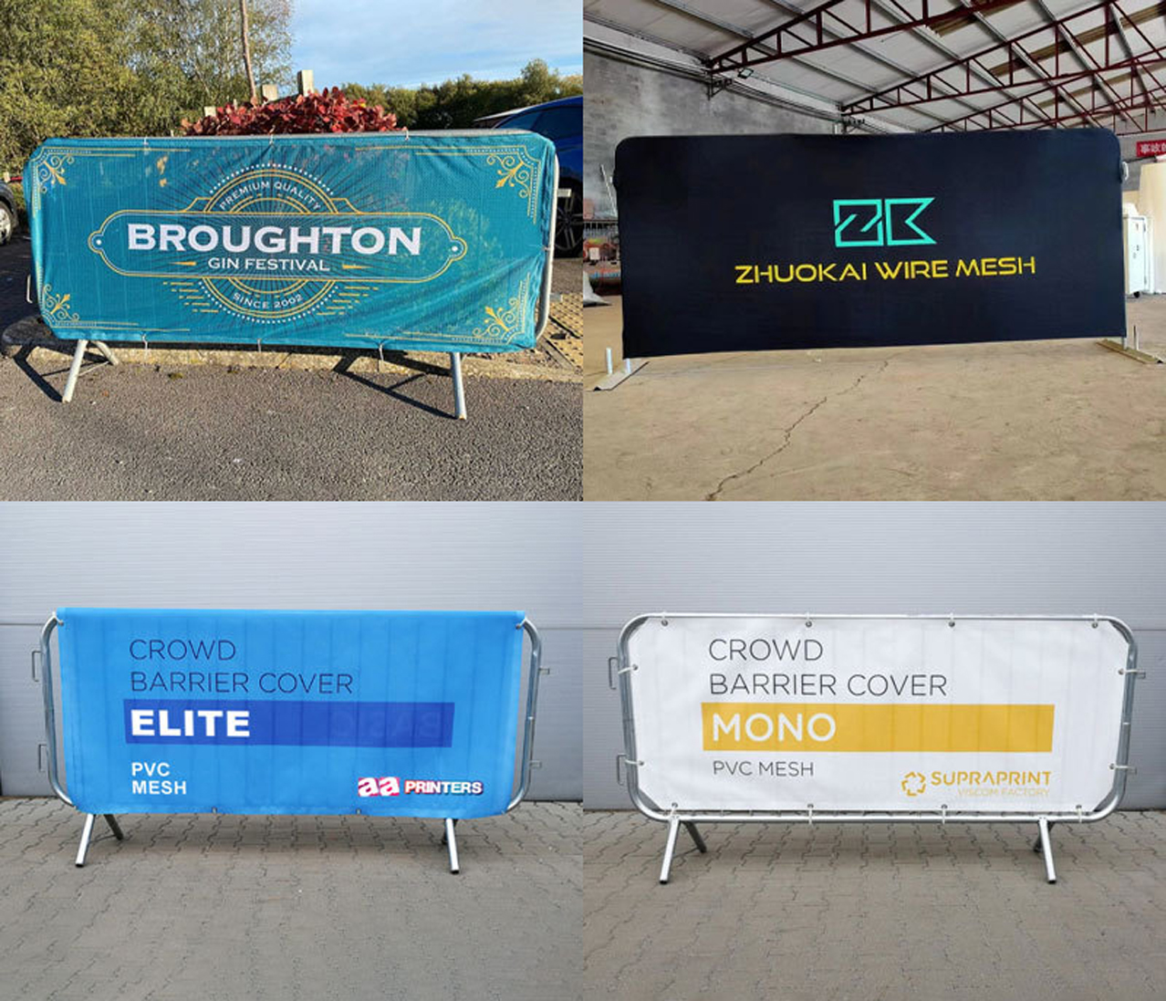 Custom High-Definition Crowd Barrier Covers Custom High-Definition Crowd Barrier Covers