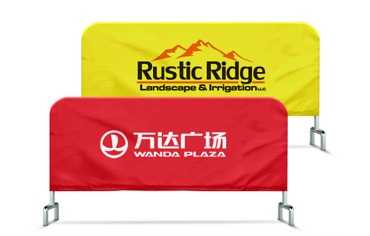 Custom High-Definition Crowd Barrier Covers Custom High-Definition Crowd Barrier Covers