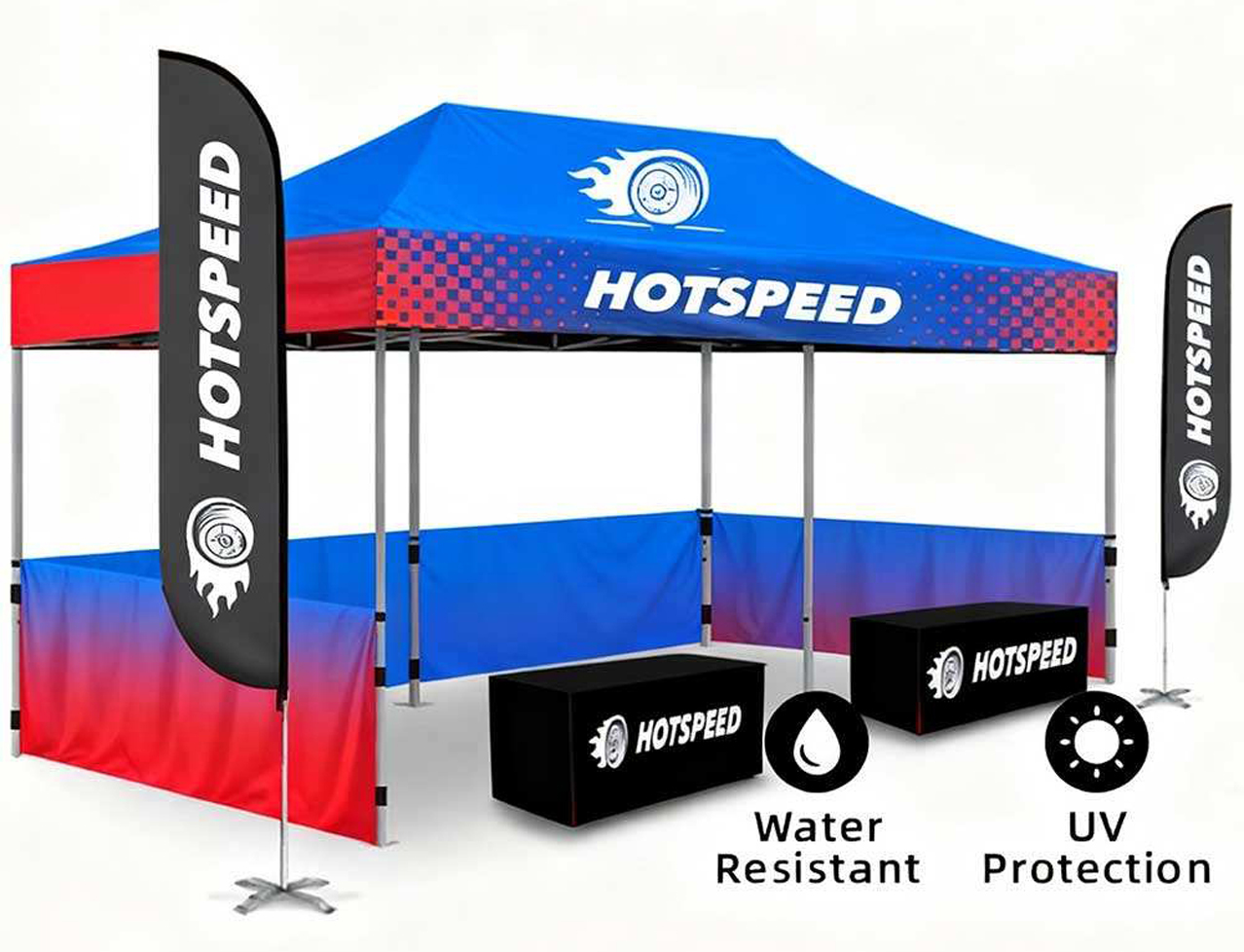Fire-Retardant & UV-Shielded Event Tents