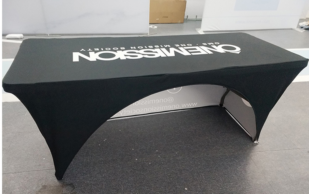 Premium Custom-Printed Tension Table Covers Premium Custom-Printed Tension Table Covers
