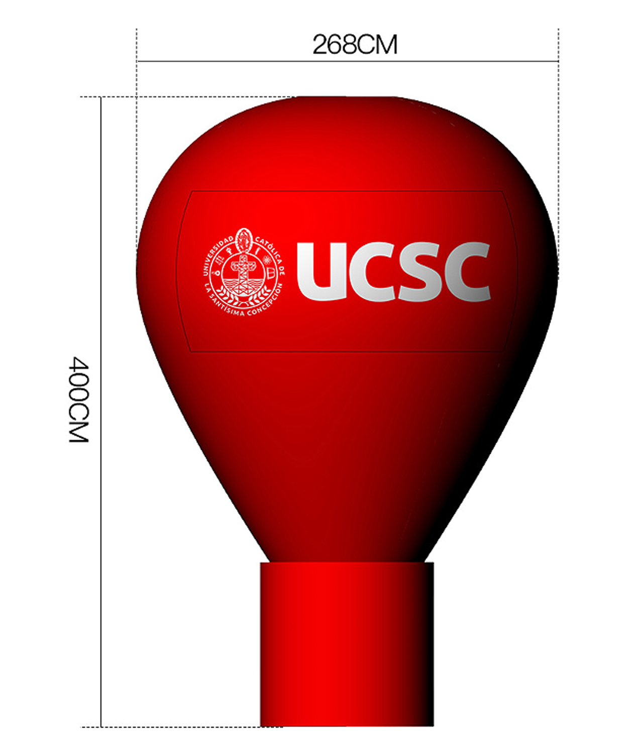 Giant Custom Continuous Air Display Balloons