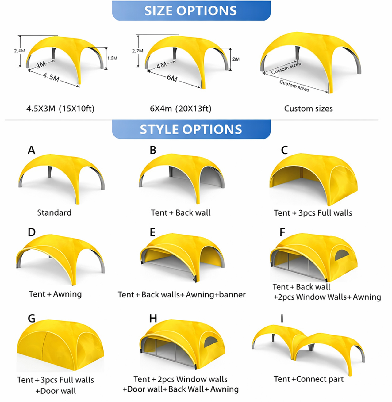 Airtight Inflatable Tent