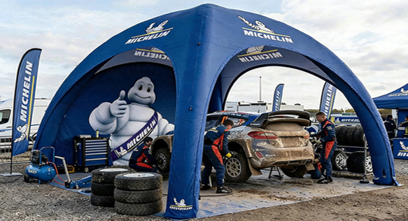 Motosports Inflatable Event Tents