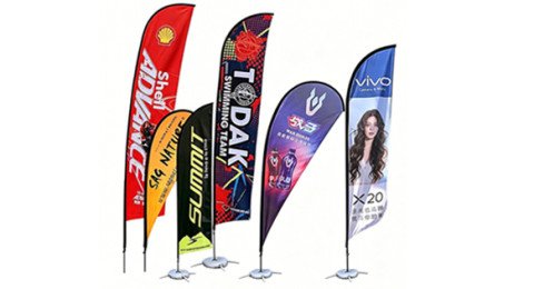 Premium Feather & Teardrop Flags